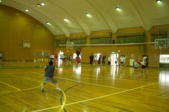 男子バレー部練習風景