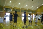 男子バレー部練習風景