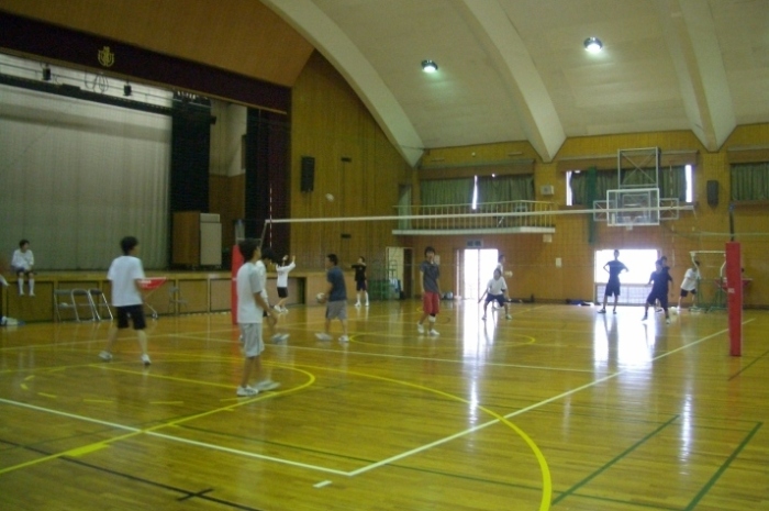 男子バレー部練習風景