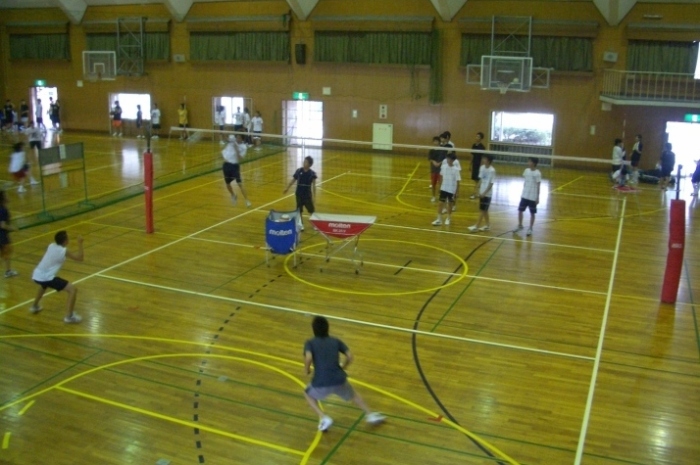 男子バレー部練習風景