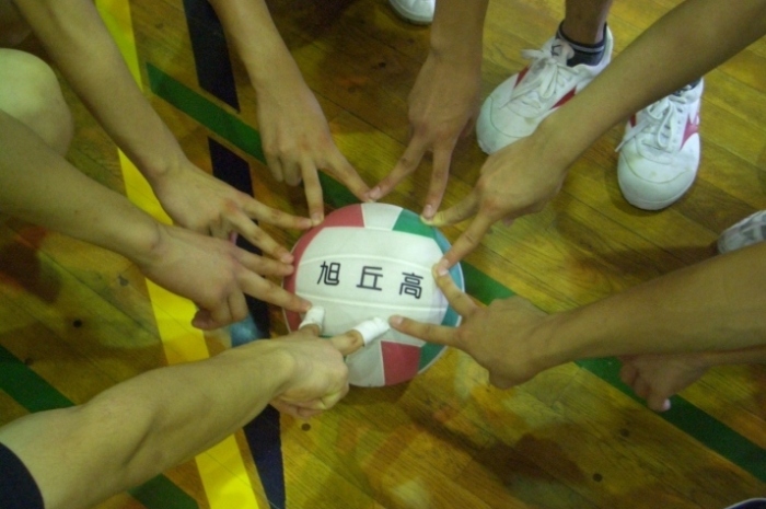 男子バレー部練習風景