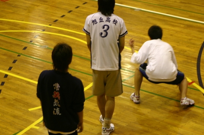 男子バレー部練習風景