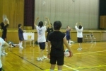女子バレー部練習風景