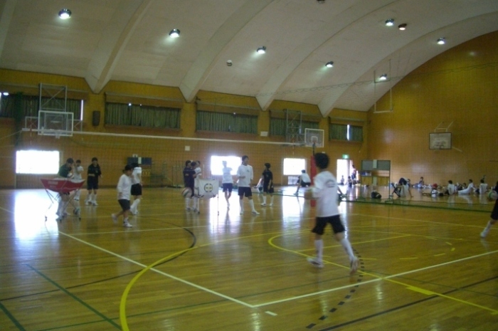 女子バレー部練習風景