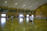 女子バレー部練習風景