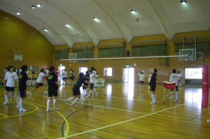 女子バレー部練習風景