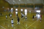 女子バレー部練習風景