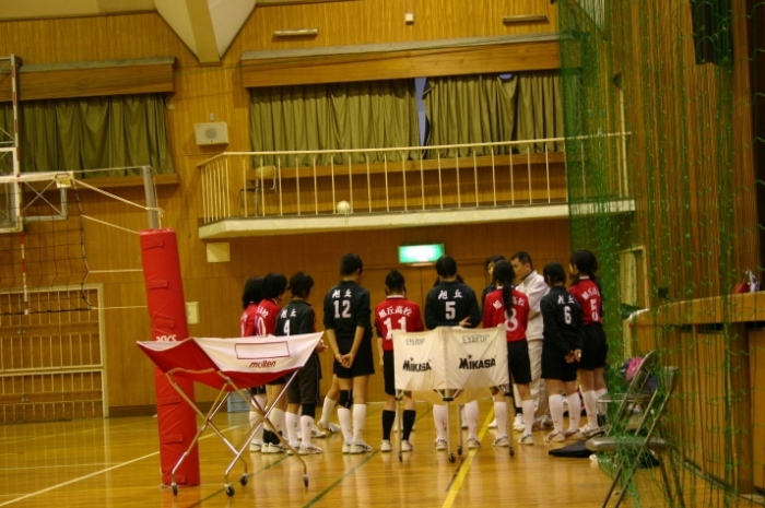 女子バレー部練習風景